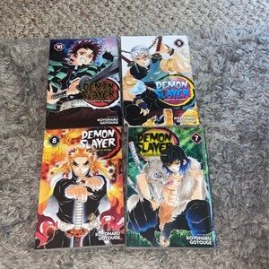 Demon slayer manga volumes 7-10